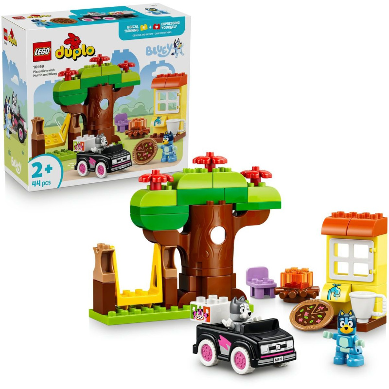 LEGO LEGO® DUPLO® 10469 Muffin, Bluey a rozvoz pizzy
