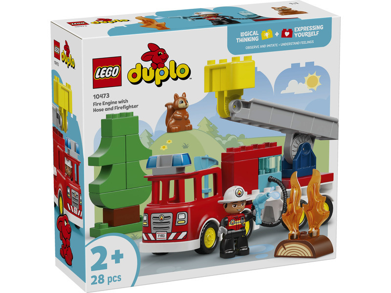LEGO® DUPLO® 10473 Hasičské auto s hadicí a hasičem
