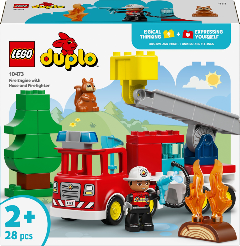 LEGO® DUPLO® 10473 Hasičské auto s hadicí a hasičem
