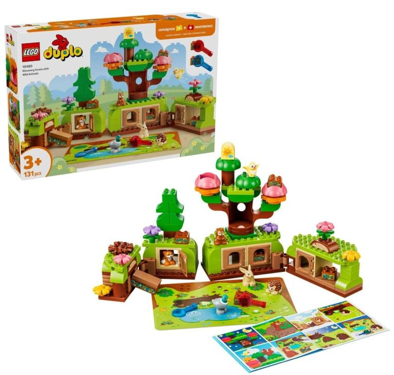 LEGO LEGO® DUPLO® 10480 Les plný objevů a divokých zvířátek