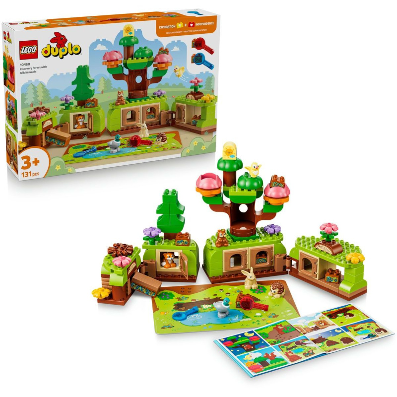 LEGO LEGO® DUPLO® 10480 Les plný objevů a divokých zvířátek