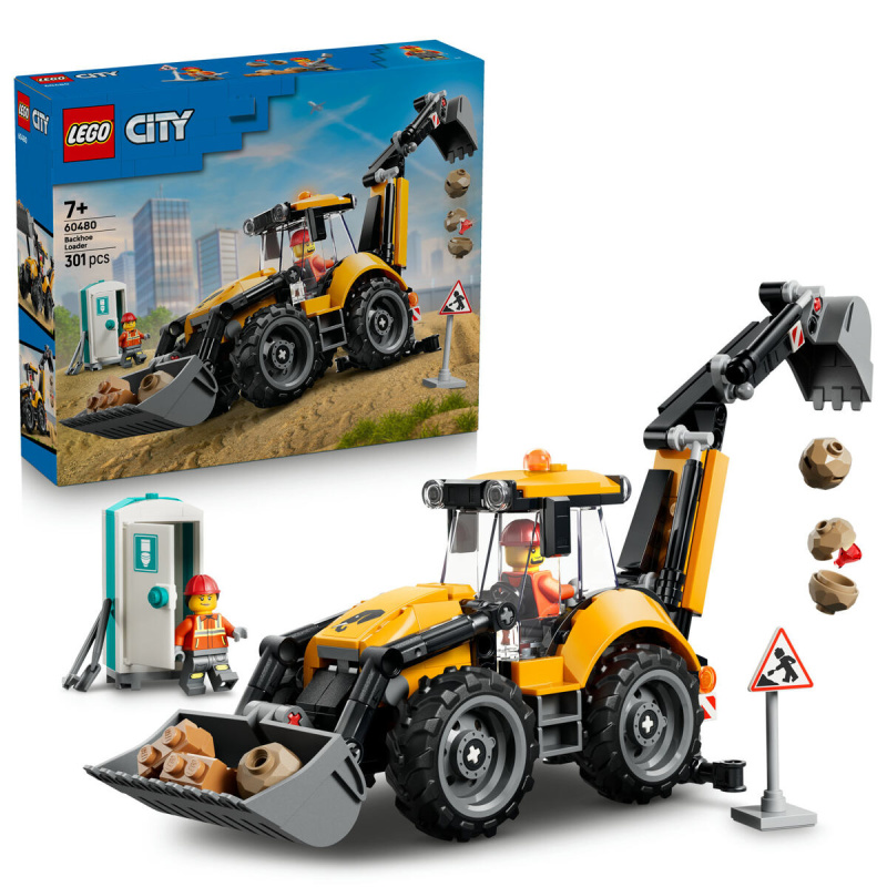 LEGO LEGO® City 60480 Žlutý nakladač s rypadlem