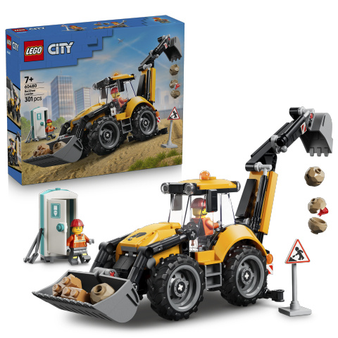 LEGO LEGO® City 60480 Žlutý nakladač s rypadlem