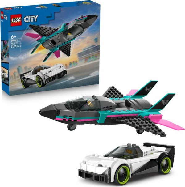 LEGO® City 60489 Tryskáč vs. auto