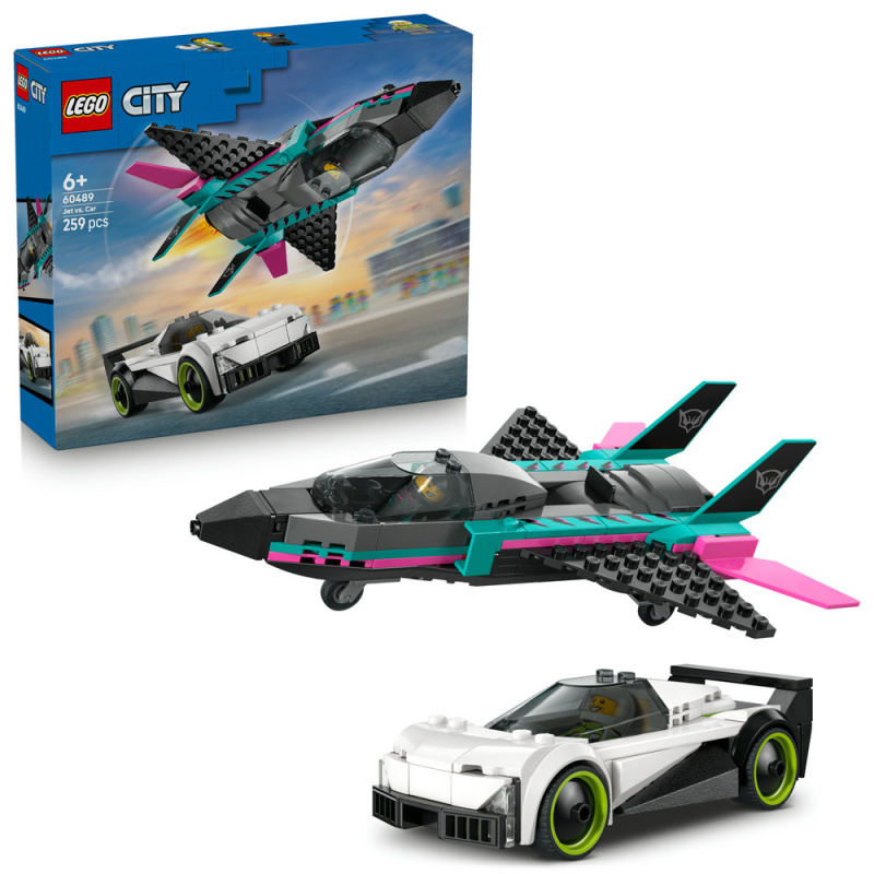 LEGO® City 60489 Tryskáč vs. auto