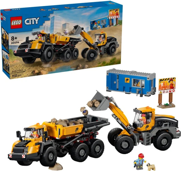 LEGO LEGO® City 60494 Sklápěč a čelní nakladač
