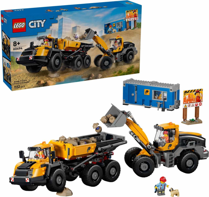 LEGO LEGO® City 60494 Sklápěč a čelní nakladač