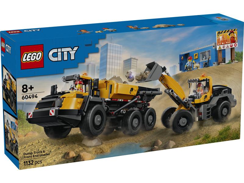 LEGO LEGO® City 60494 Sklápěč a čelní nakladač