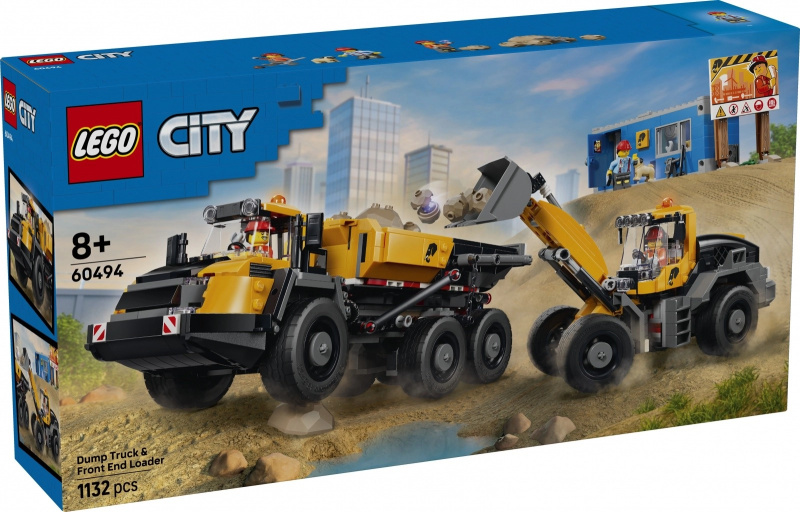 LEGO LEGO® City 60494 Sklápěč a čelní nakladač