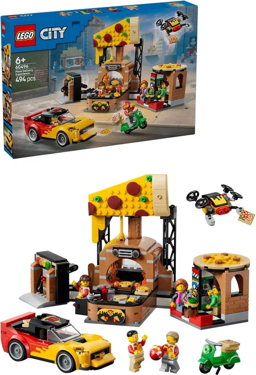 LEGO LEGO® City 60496 Rozvoz pizzy a vozidla