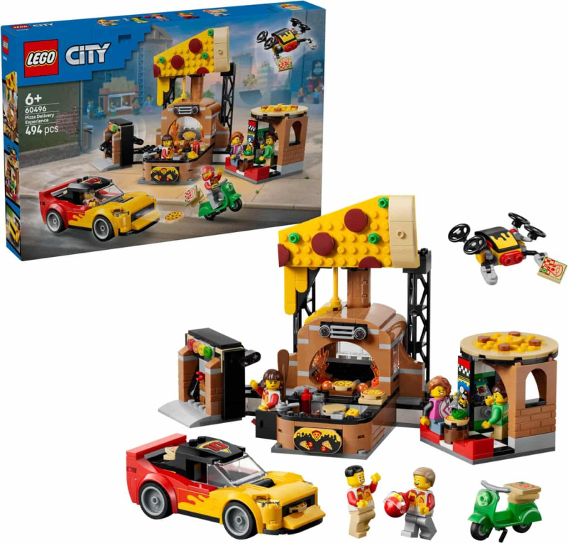 LEGO LEGO® City 60496 Rozvoz pizzy a vozidla