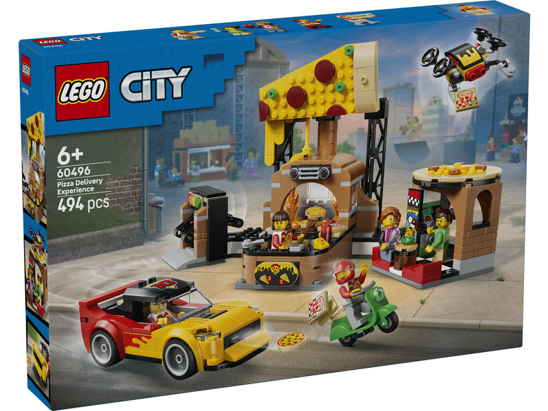 LEGO LEGO® City 60496 Rozvoz pizzy a vozidla