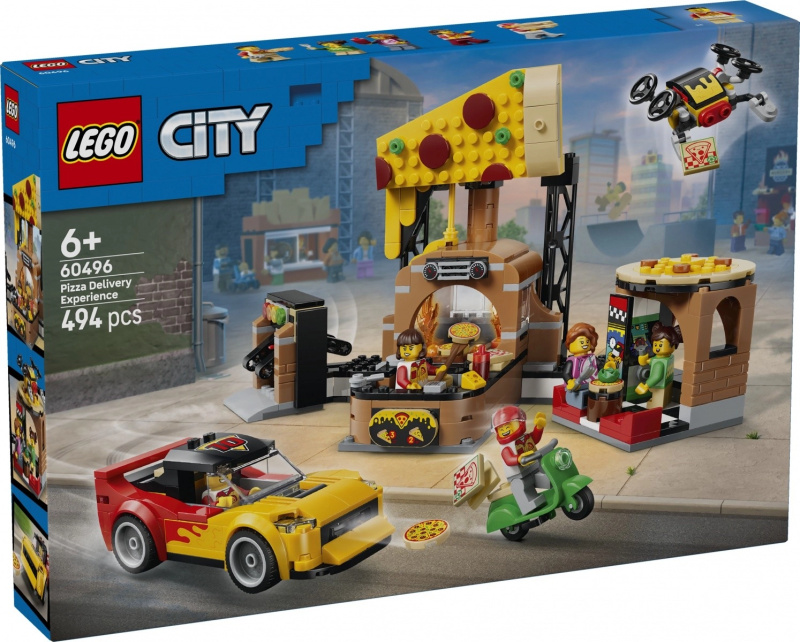LEGO LEGO® City 60496 Rozvoz pizzy a vozidla