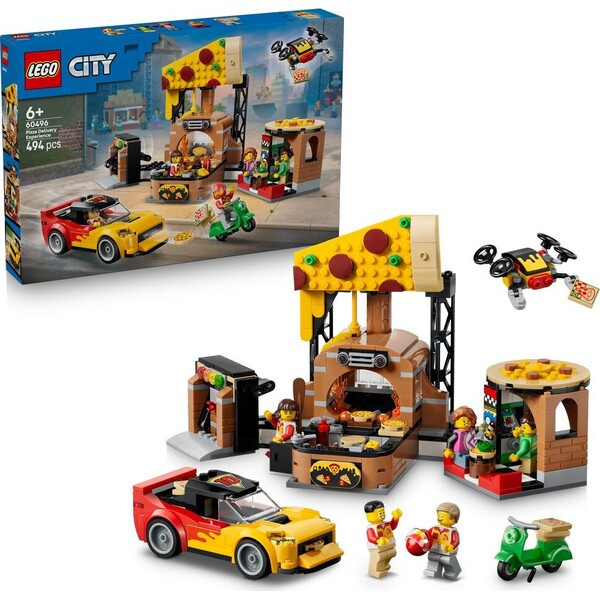 LEGO LEGO® City 60496 Rozvoz pizzy a vozidla