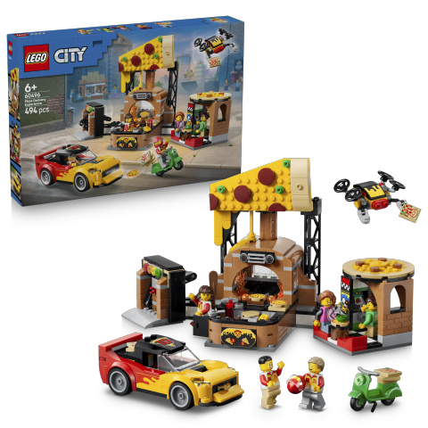 LEGO LEGO® City 60496 Rozvoz pizzy a vozidla