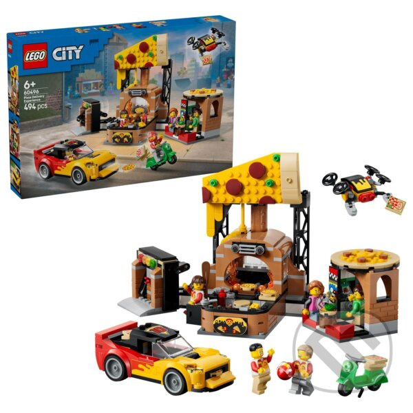 LEGO LEGO® City 60496 Rozvoz pizzy a vozidla