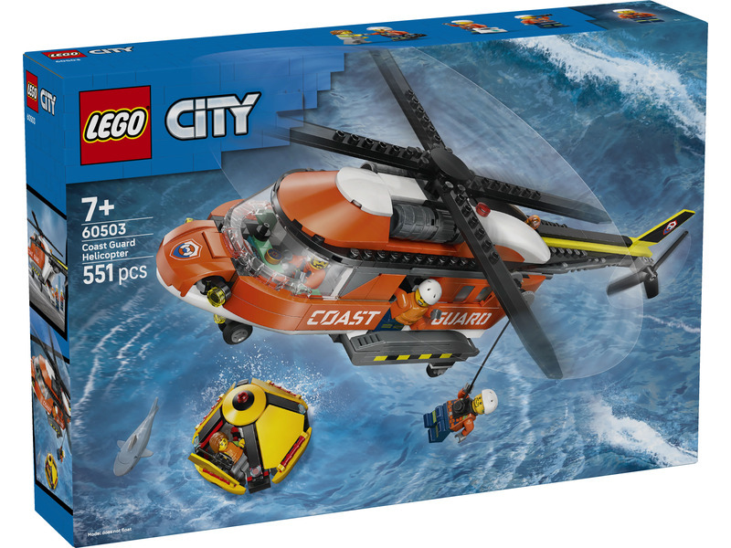 LEGO® City 60503 Helikoptéra pobřežní hlídky