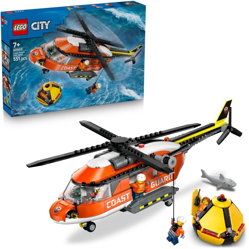 LEGO® City 60503 Helikoptéra pobřežní hlídky