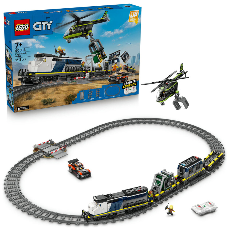 LEGO® City 60508 Lúpež v policajnom vlaku - hra z kategorie City