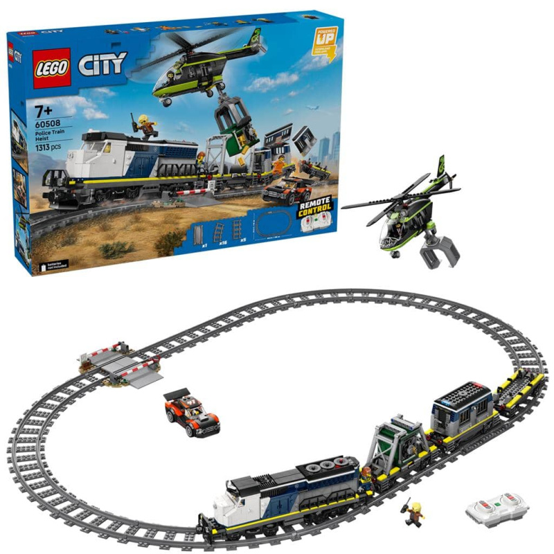 LEGO® City 60508 Lúpež v policajnom vlaku - hra z kategorie City