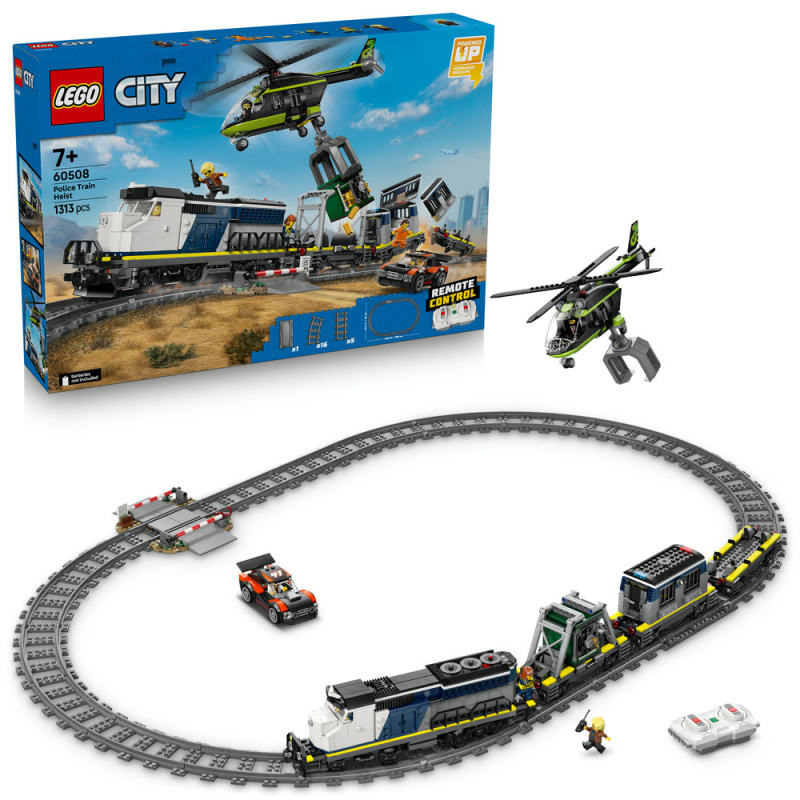 LEGO® City 60508 Lúpež v policajnom vlaku - hra z kategorie City