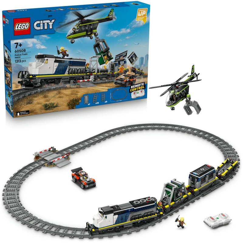 LEGO® City 60508 Lúpež v policajnom vlaku - hra z kategorie City