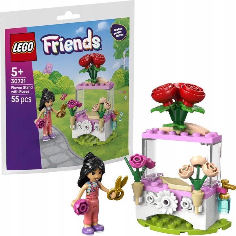 Friends květinový stánek s růžemi