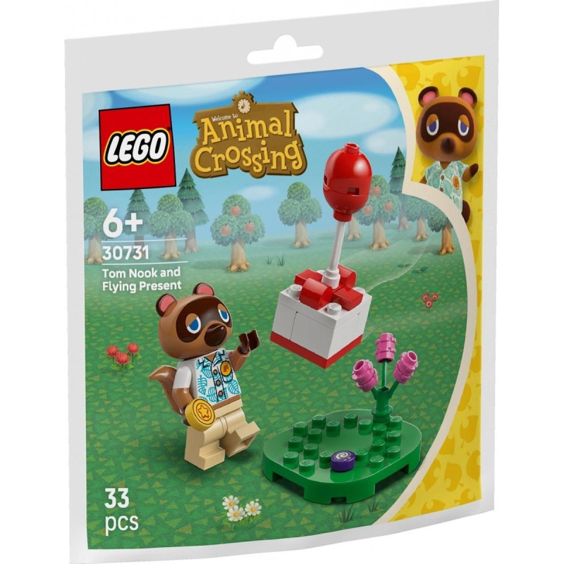 Stavebnice ANIMAL CROSSING Tom Nook a létající dárek