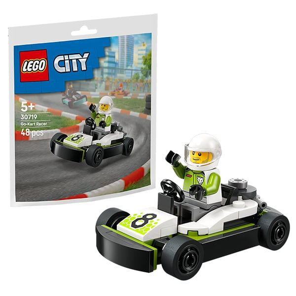 LEGO City závodní motokára