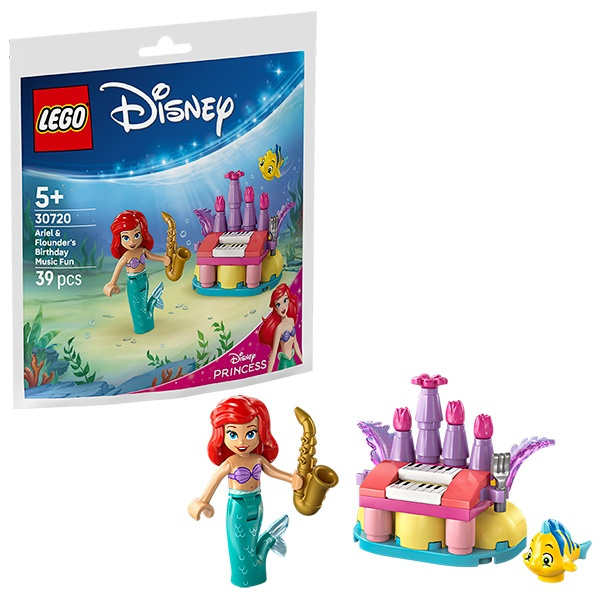 lego disney princezny – narozeninový taneček ariel a floundera