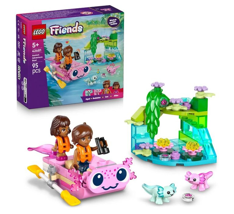 LEGO® Friends 42681 Dobrodružný člun s axolotly