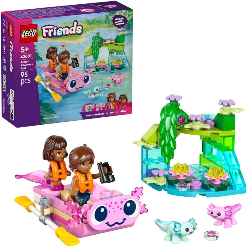 LEGO® Friends 42681 Dobrodružný člun s axolotly