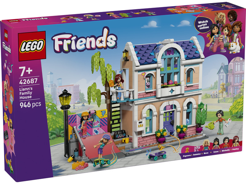 LEGO® Friends 42687 Liann a její rodinný dům