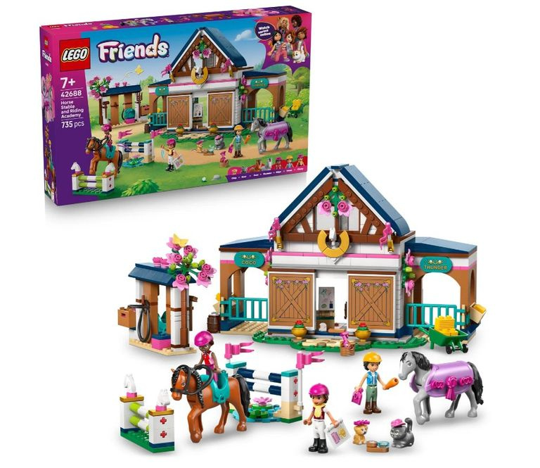 LEGO® Friends 42688 Koňská stáj a jezdecká akademie