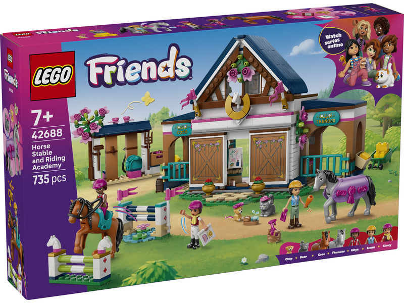 LEGO® Friends 42688 Koňská stáj a jezdecká akademie