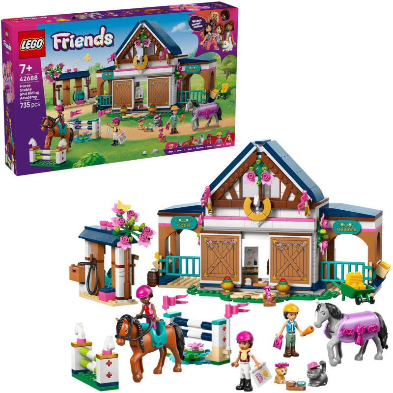 LEGO® Friends 42688 Koňská stáj a jezdecká akademie