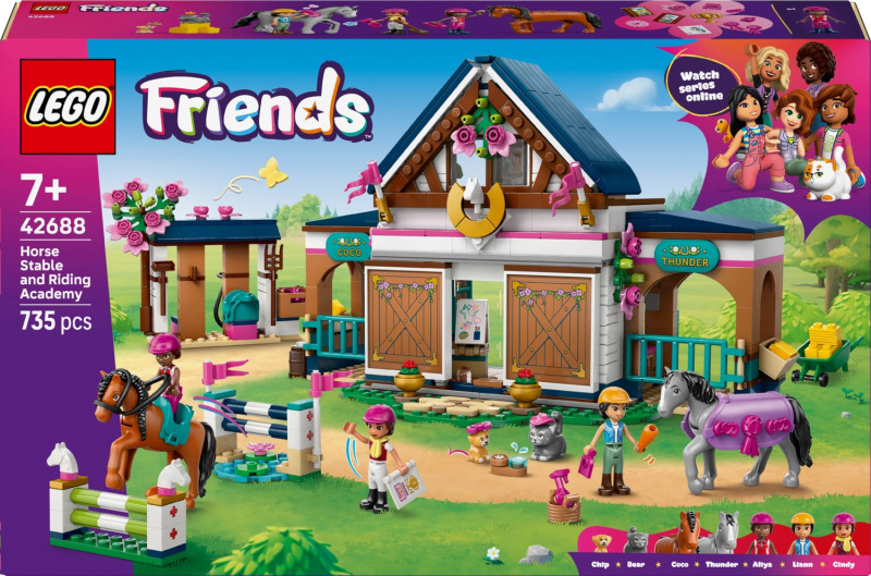LEGO® Friends 42688 Koňská stáj a jezdecká akademie
