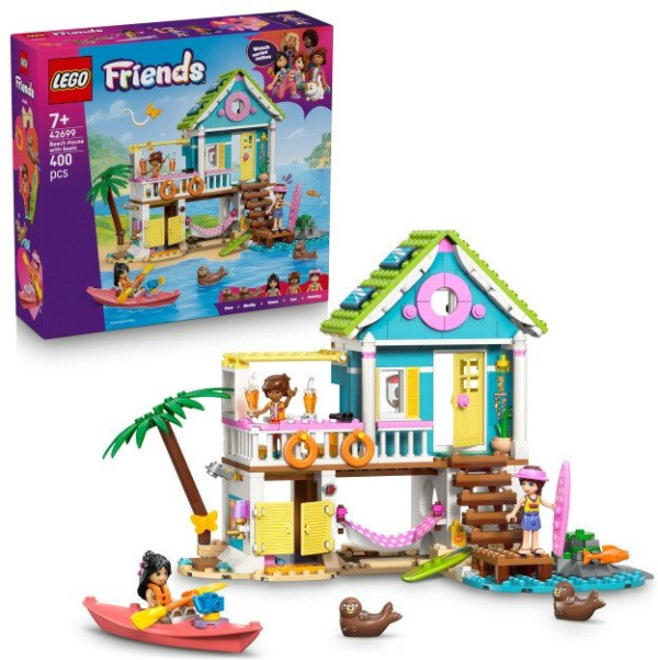 LEGO® Friends 42699 Plážový dům s tuleni