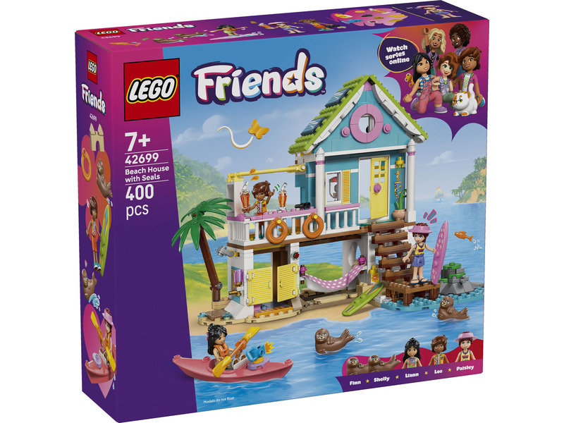 LEGO® Friends 42699 Plážový dům s tuleni