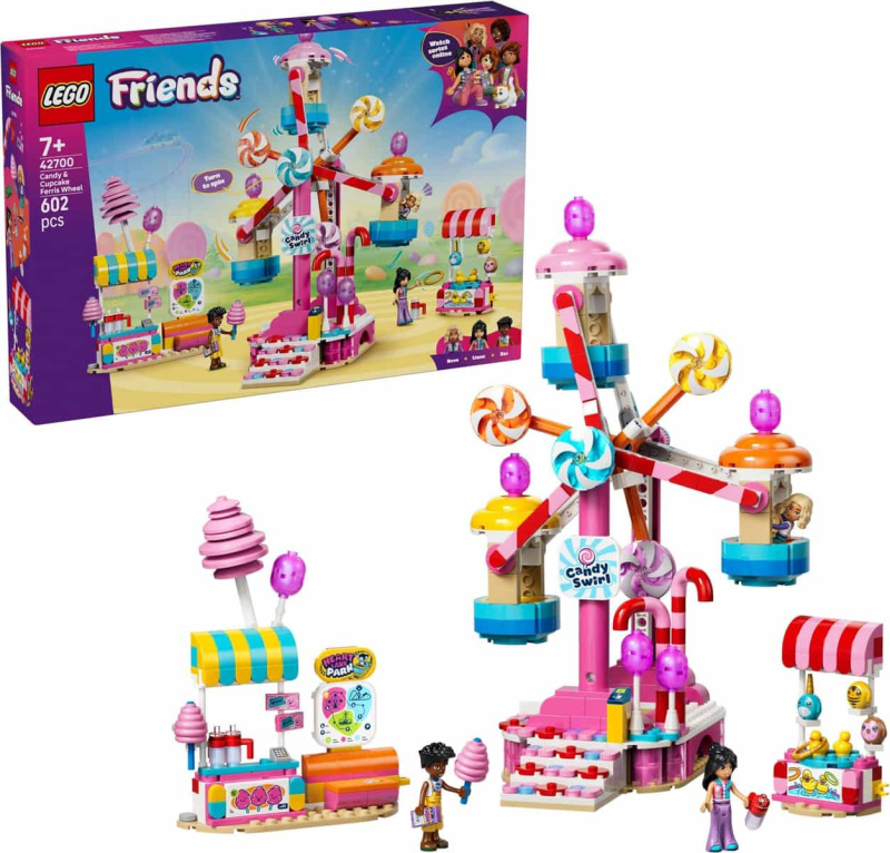 LEGO LEGO® Friends 42700 Kolotoč se sladkostmi a cupcaky