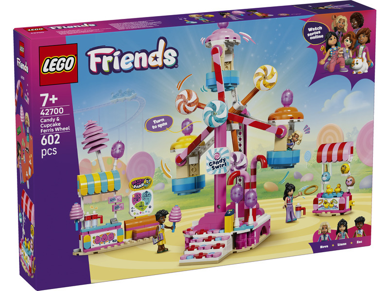LEGO LEGO® Friends 42700 Kolotoč se sladkostmi a cupcaky