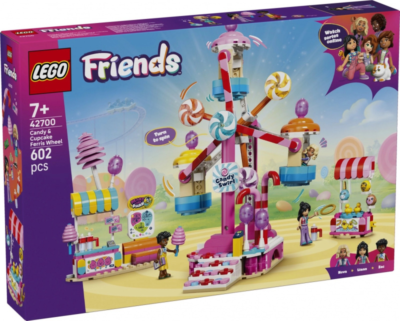 LEGO LEGO® Friends 42700 Kolotoč se sladkostmi a cupcaky