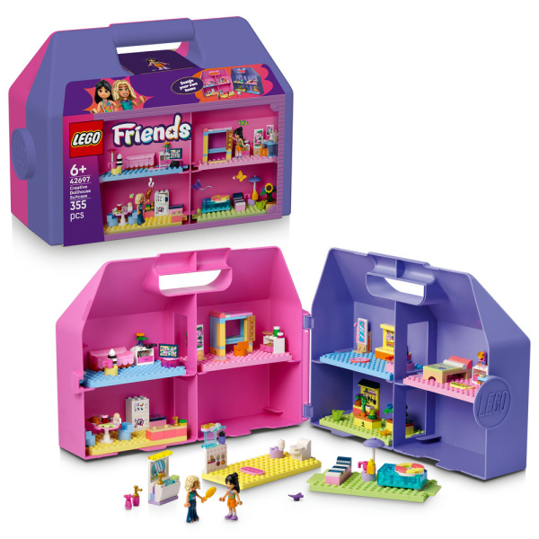LEGO LEGO® Friends 42697 Kreativní kufřík a domek pro panenky