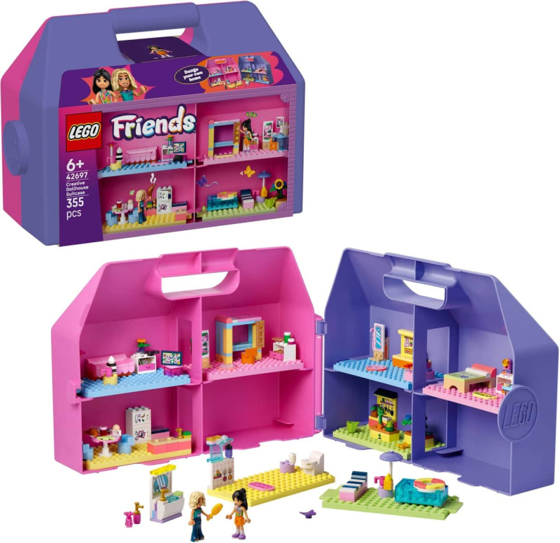 LEGO LEGO® Friends 42697 Kreativní kufřík a domek pro panenky