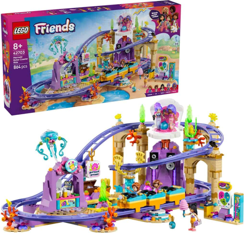 LEGO LEGO® Friends 42703 Jízda na horské dráze s mořskými pannami