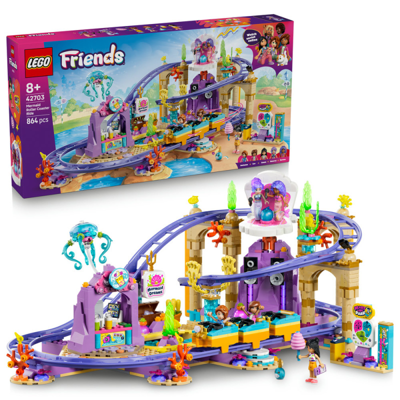 LEGO LEGO® Friends 42703 Jízda na horské dráze s mořskými pannami