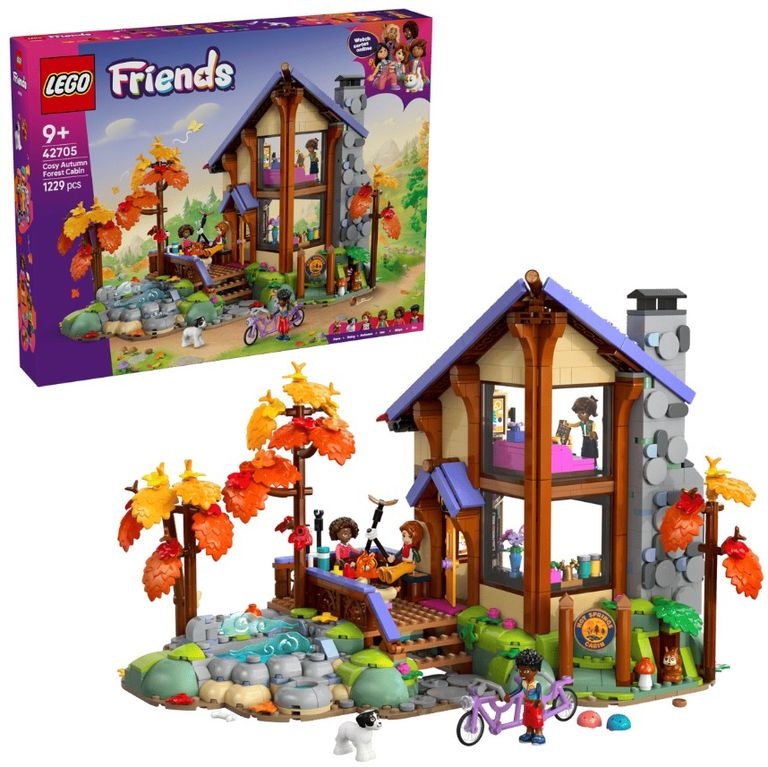 LEGO LEGO® Friends 42705 Útulná chata v podzimním lese