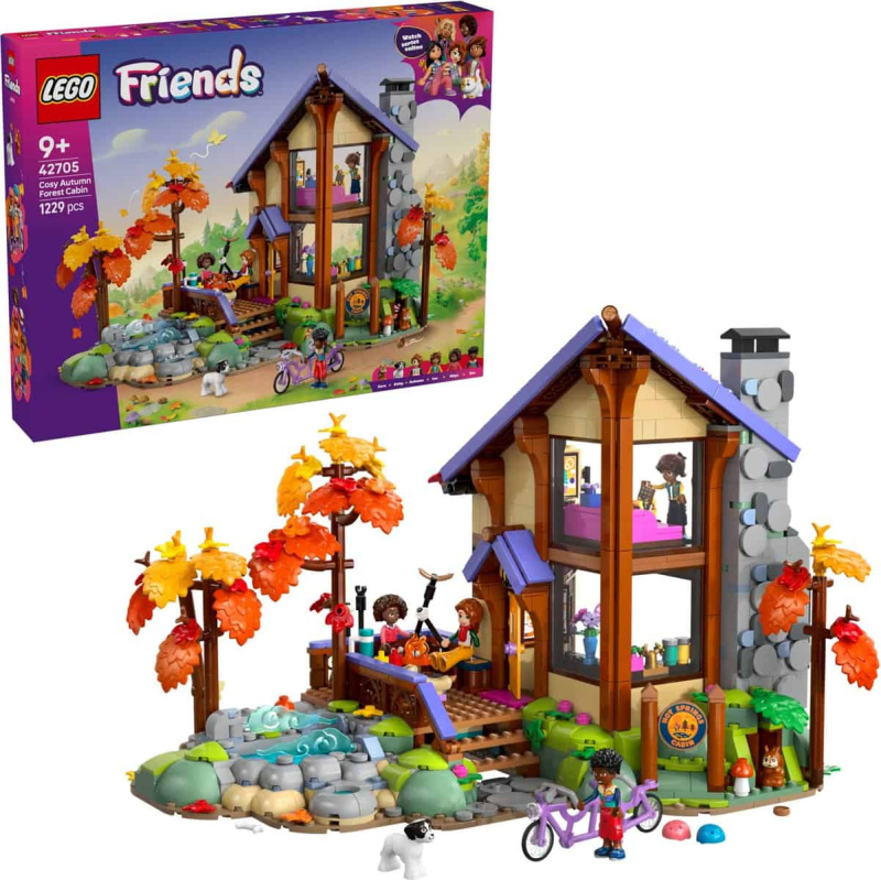 LEGO LEGO® Friends 42705 Útulná chata v podzimním lese