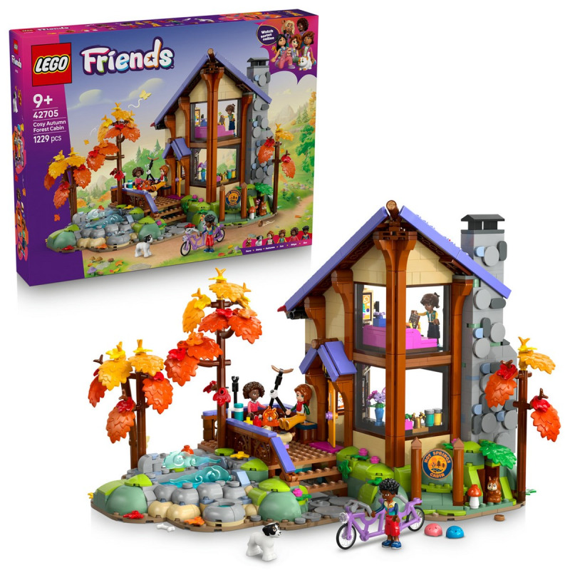 LEGO LEGO® Friends 42705 Útulná chata v podzimním lese