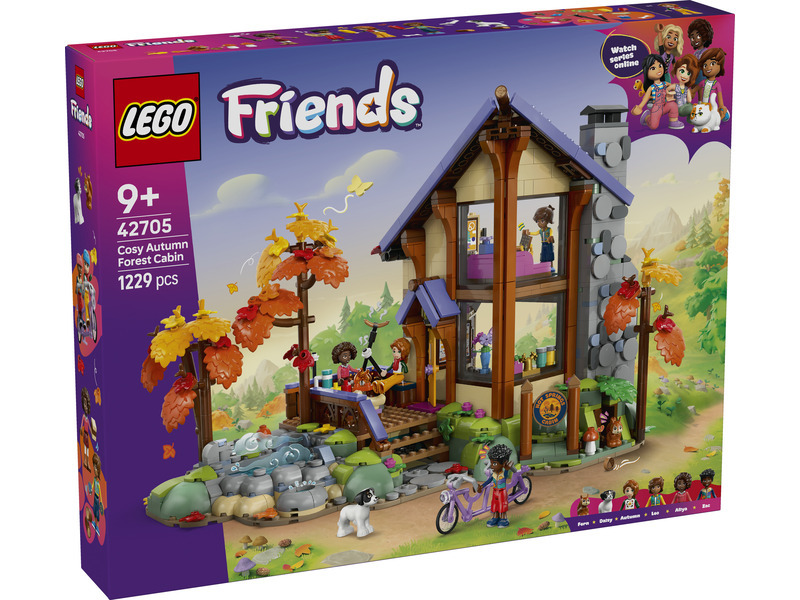 LEGO LEGO® Friends 42705 Útulná chata v podzimním lese